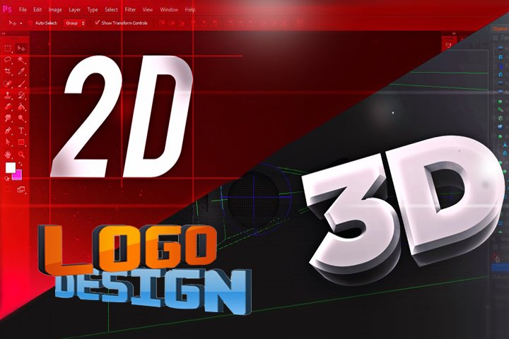 2D and 3D Logo Design 